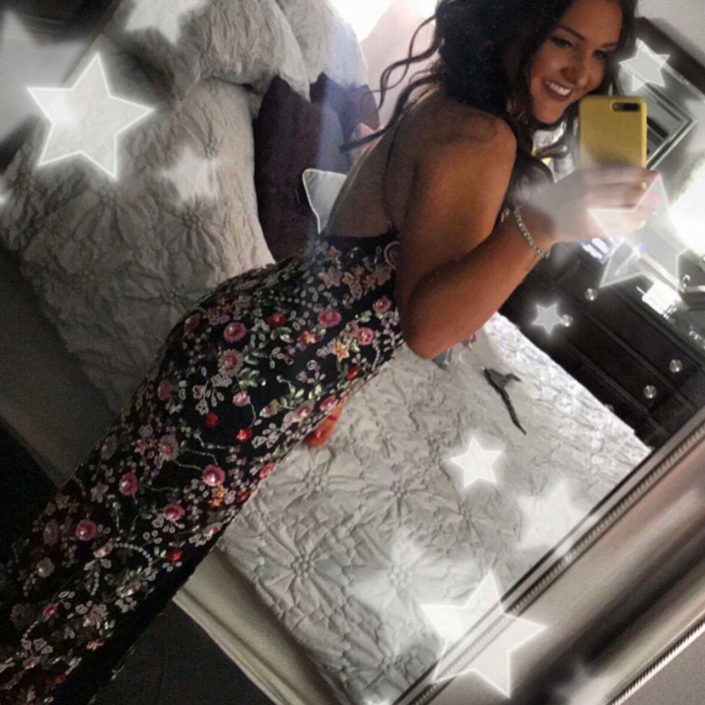 Primavera Long Beaded Prom Dress